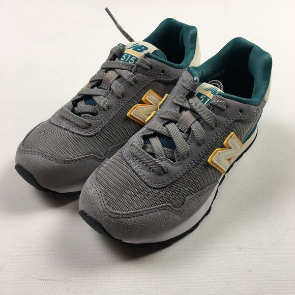 New Balance 515 Gray Blue Big Kids Shoes 1 Z29 - Picture 3 of 8